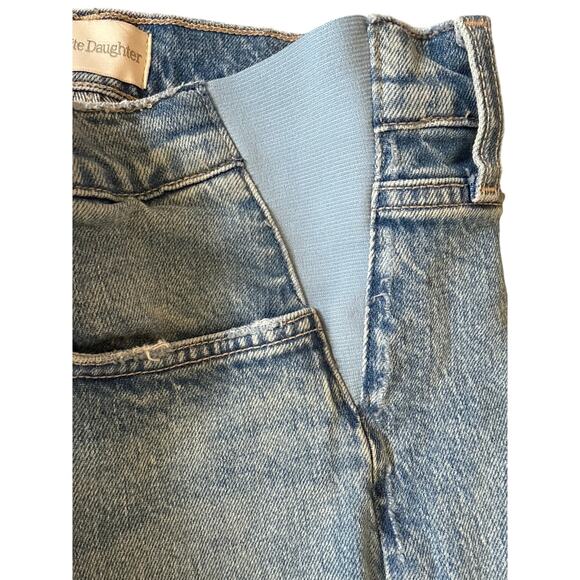 Favorite Daughter The Otto Mama Jeans in Santa Barbara Blue Wash Size 29 - Picture 6 of 9